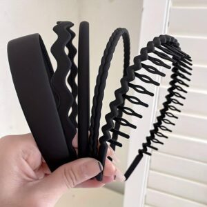 Plastic Teeth Hairband Teeth Comb Headbands Matte Hair Bands