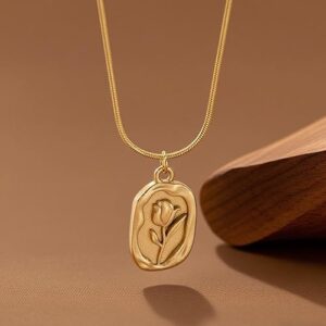 Gold Plated Pendant Necklace for Woman | Stylish Jewellery | Fashion Chains for Women