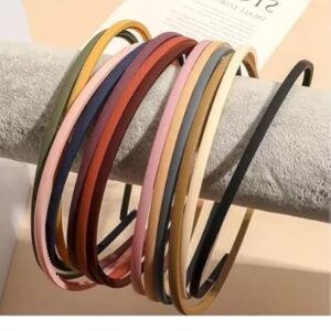 Plastic Elastic Wavy Hair Teeth Matt Hairband Hoop Matte Accessory for Women Multi-colour