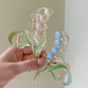Hair Claw Clips for Women Flower