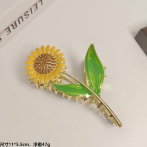 Sunflower Hair Clip for Women & Girls
