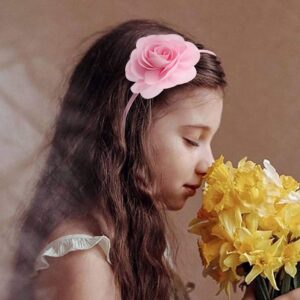 Candygirl Flower Headband For Girls Wedding Festival Parties Floral Hairband