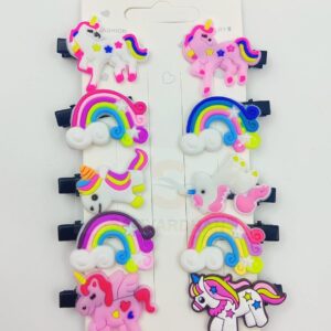 Unicorn Hair Clips Set Baby Hairpin For Kids Girls