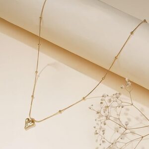 Heart Pendant Necklace Set For Women Stylish